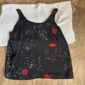 Reitmans reversible v-neck or crew neck blouse